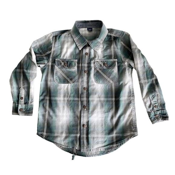 Baby Gap Boy’s Plaid Button-down  Long-sleeve Shirt, Sz:5 - Picture 1 of 5
